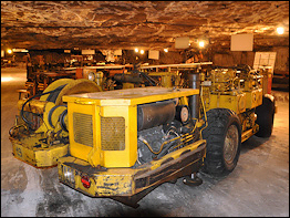 Bergbau Maschinen im Museum