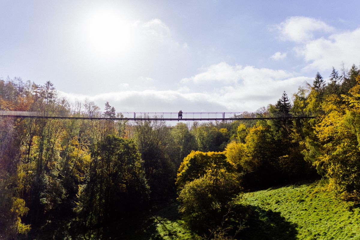 Hängeseilbrücke Hohe Schrecke