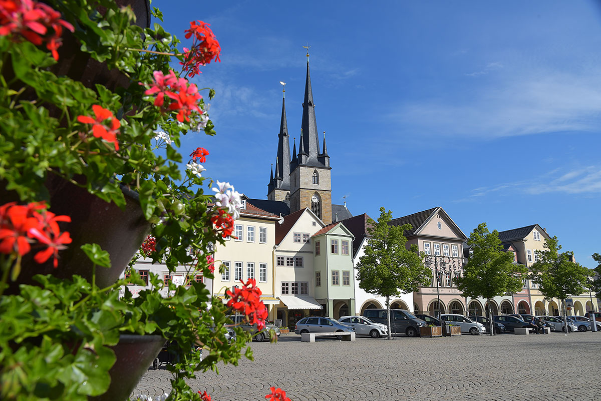 Marktplatz in Saalfeld