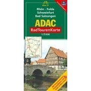 ADAC RadTourenKarte 27. Rhön, Fulda, Schweinfurt, Bad Salzungen 1 : 75 000. Thüringer Schiefergebirge (Landkarte)