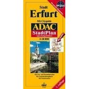 Erfurt, GPS-genau. ADAC Stadtpläne mit Spezialfaltung (Landkarte)