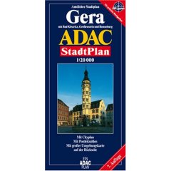 ADAC Stadtpläne, Gera (Landkarte)