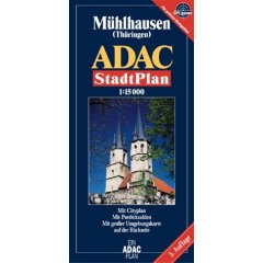 ADAC Stadtpläne, Mühlhausen (Thüringen) (Landkarte)