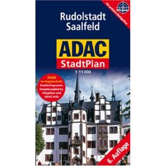 ADAC Stadtplan Rudolstadt, Saalfeld/Saale (Landkarte)
