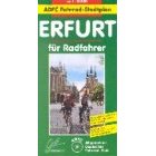 ADFC Fahrrad-Stadtplan Erfurt (Landkarte)