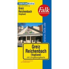 Falk Stadtplan Extra Standardfaltung Greiz / Reichenbach (Vogtland) (Landkarte)