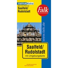 Falk Stadtplan Extra Standardfaltung Saalfeld / Rudolstadt (Landkarte)