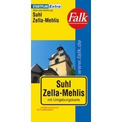 Falk Stadtplan Extra Standardfaltung Suhl / Zella-Mehlis (Landkarte)