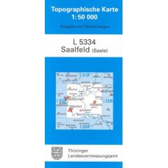 Topographische Karten Thüringen : Saalfeld (Saale) (Landkarte)