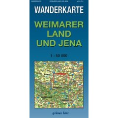 Wanderkarte Weimarer Land und Jena (Landkarte)