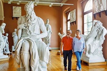 Besucher im Lindenau-Museum