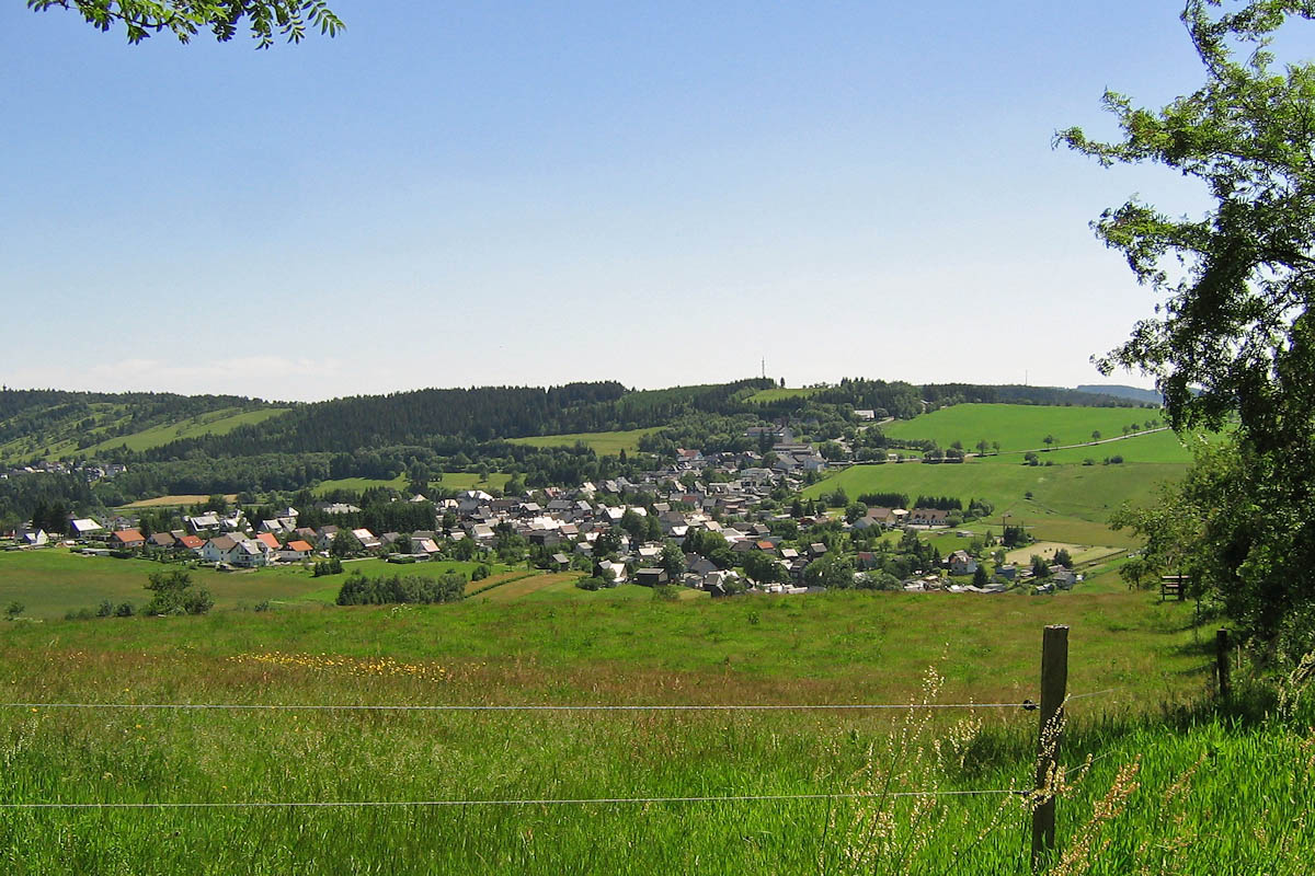 Blick auf Cursdorf
