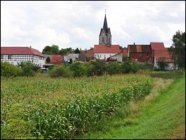 Blick auf den Ort Großfahner