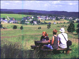 Blick auf den Ort Sigmundsburg