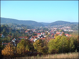 Blick auf die Gemeinde Geratal