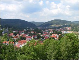 Blick auf die Gemeinde Geraberg