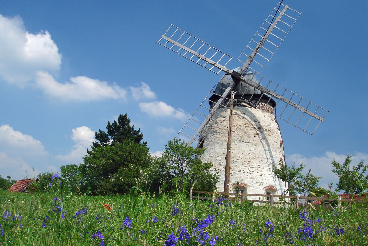 Windmühle in der Nähe von Kölleda