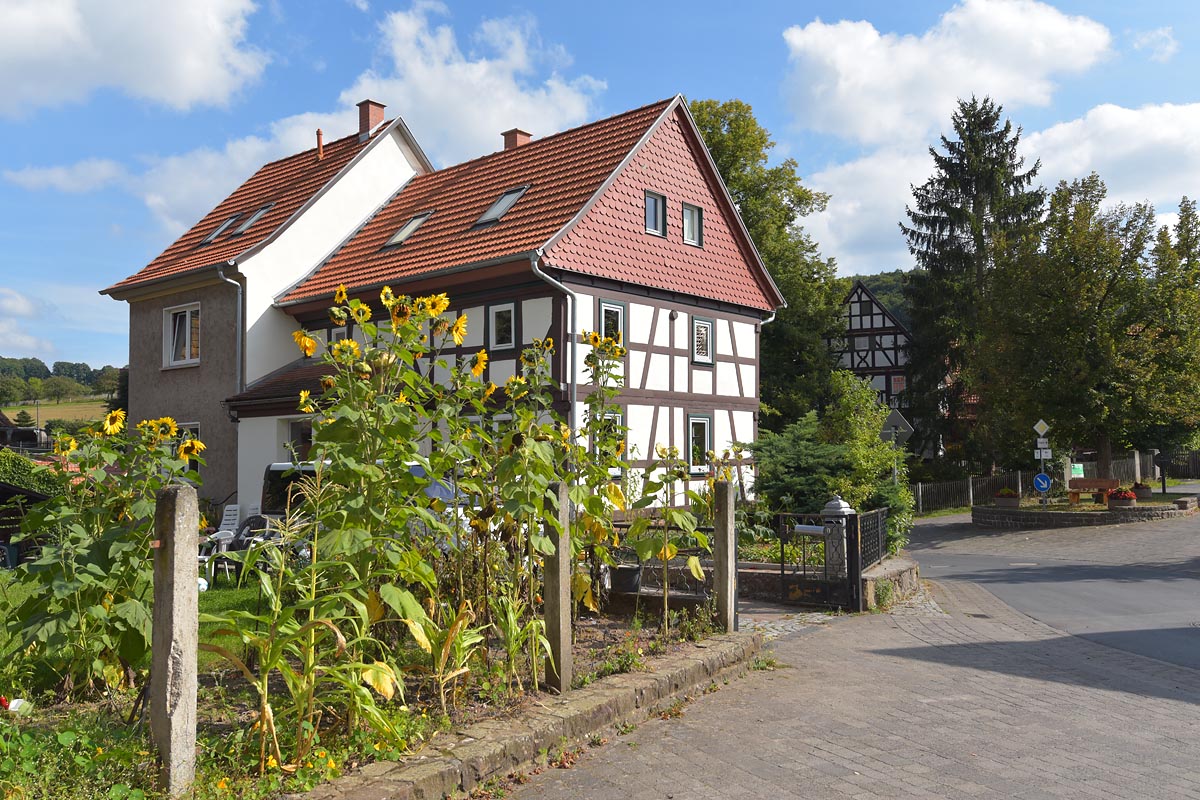 Fachwerkhäuser in Neuenhof bei Eisenach