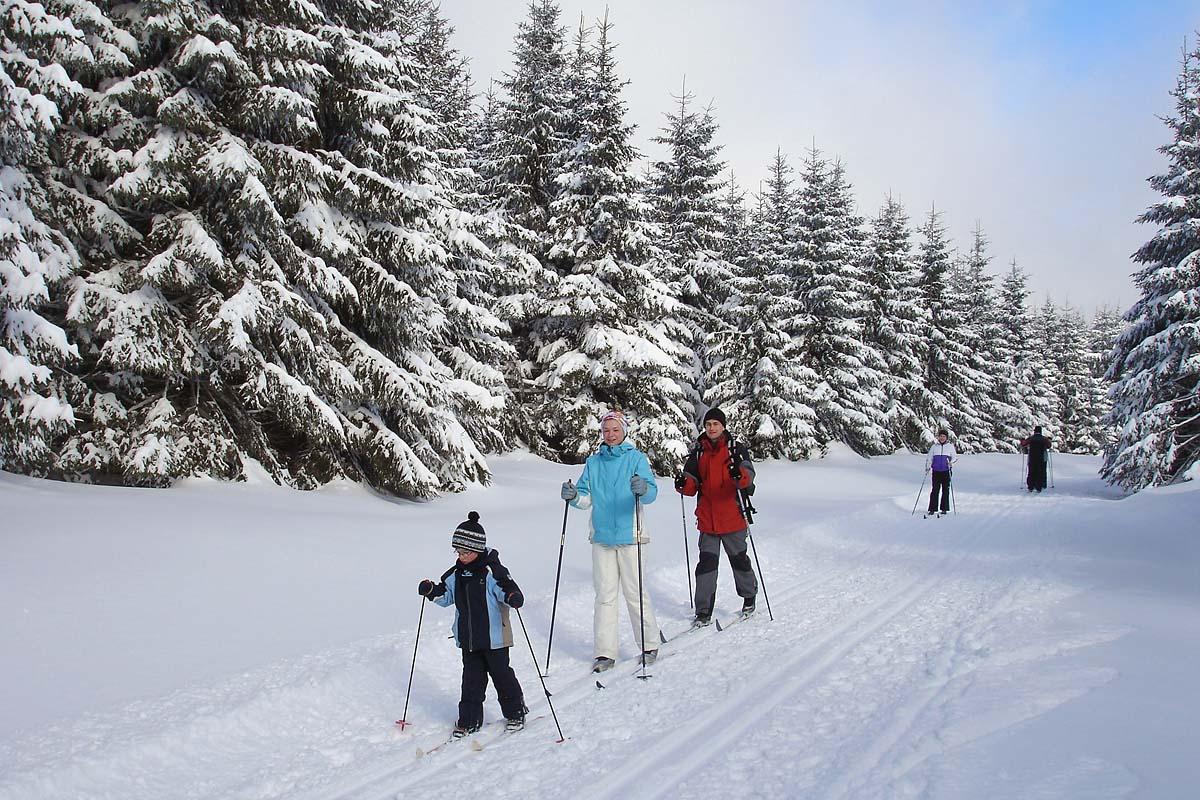 Ski Langlauf rund um Oberhof