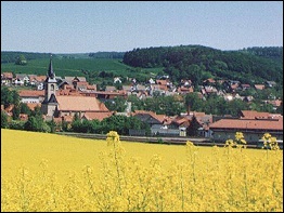 Blick auf die Stadt Worbis