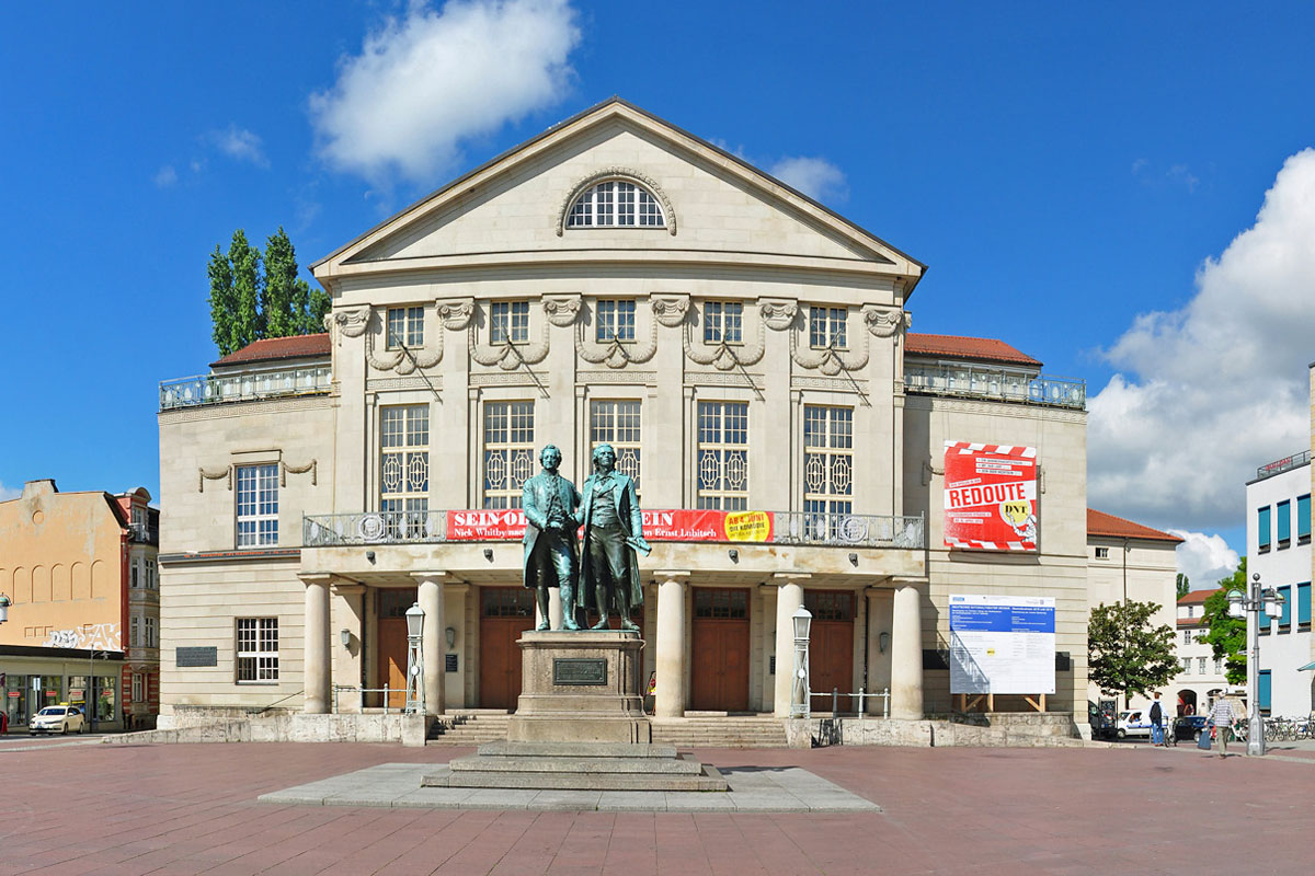 Weimar - Goethe-Schiller-Denkmal