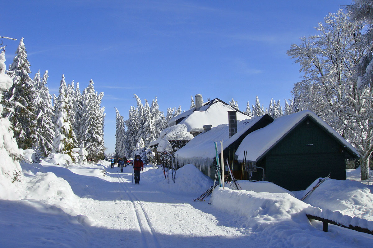 Gasthof im Winter