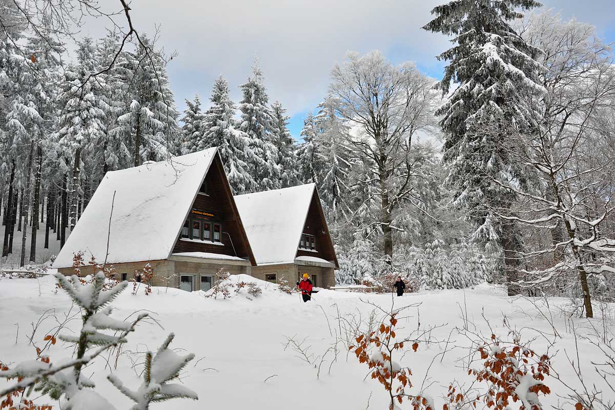 Ferienhäuser Ebertswiese im Winter