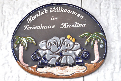Ferienhaus-Kristina-Schild