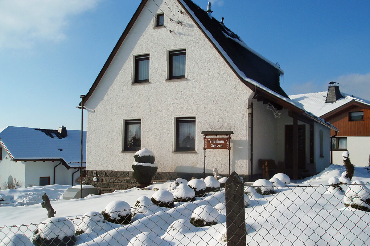 Ferienhaus Schwab, Winter