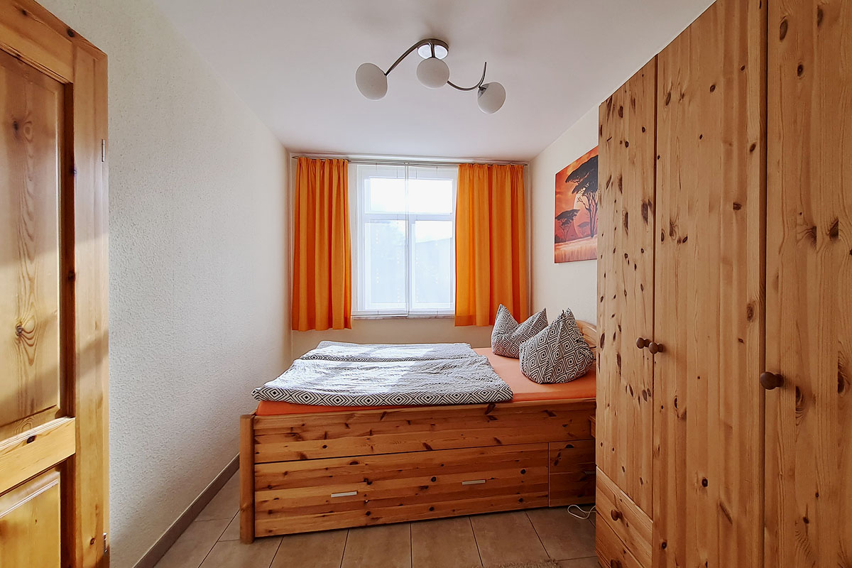 Ferienwohnung Orange (Schlafzimmer)
