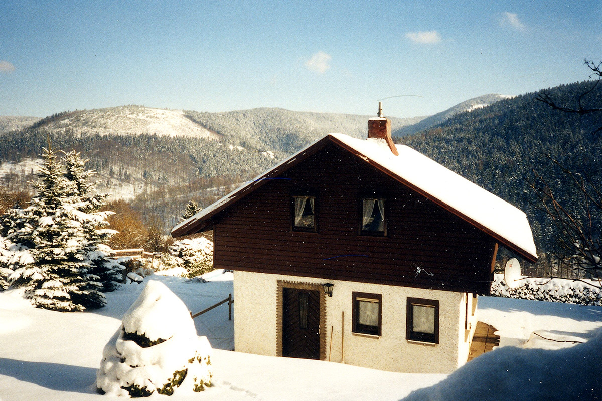 Ferienhaus Apostelblick, Winteransicht
