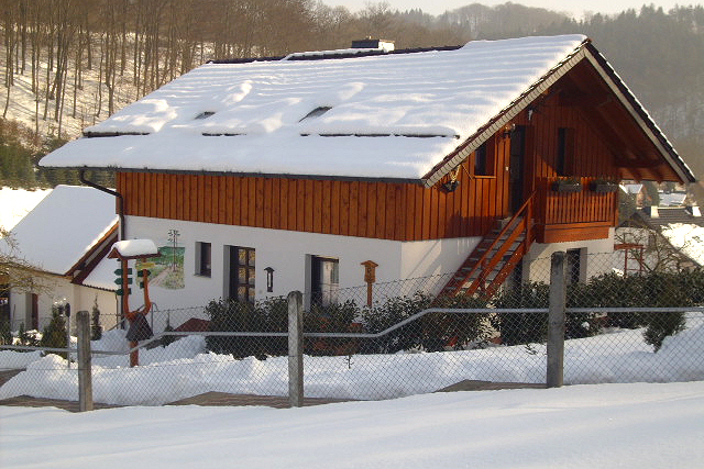 Ferienhaus Unterwiese, Winteransicht