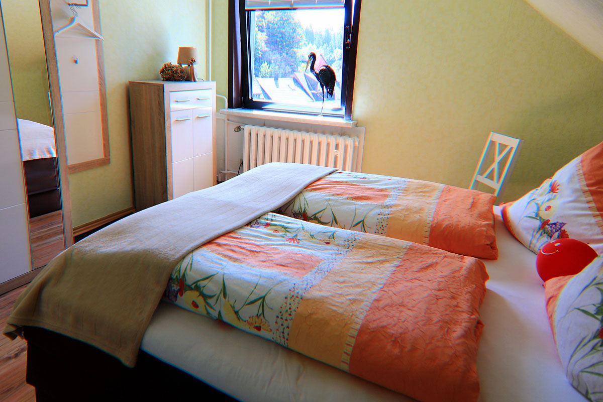 Ferienwohnung Waschbär (Schlafzimmer)