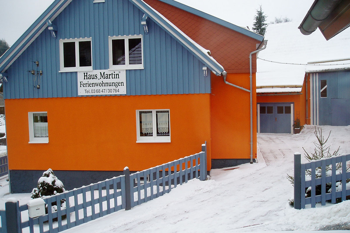 Das Haus Martin im Winter