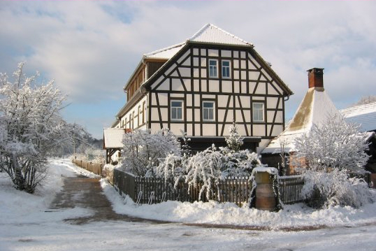 Hotel Hammermühle, Winteransicht