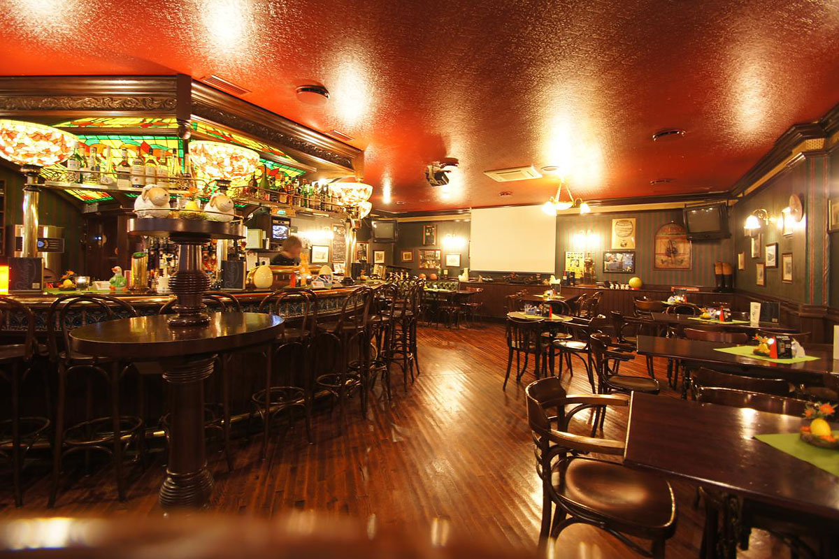 Blick in den Irish Pub