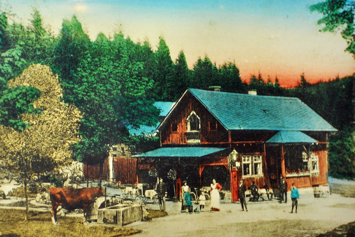 Schweizer Hütte, historisches Bild