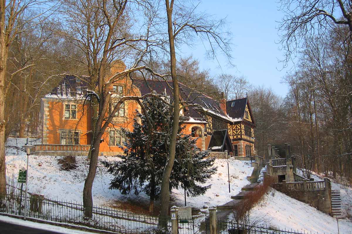 Palais am Prinzenberg im Winter