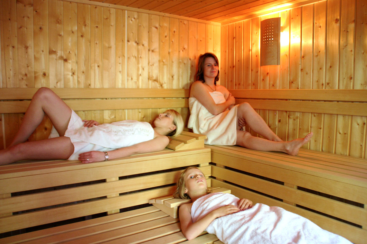 Entspannen in der Sauna