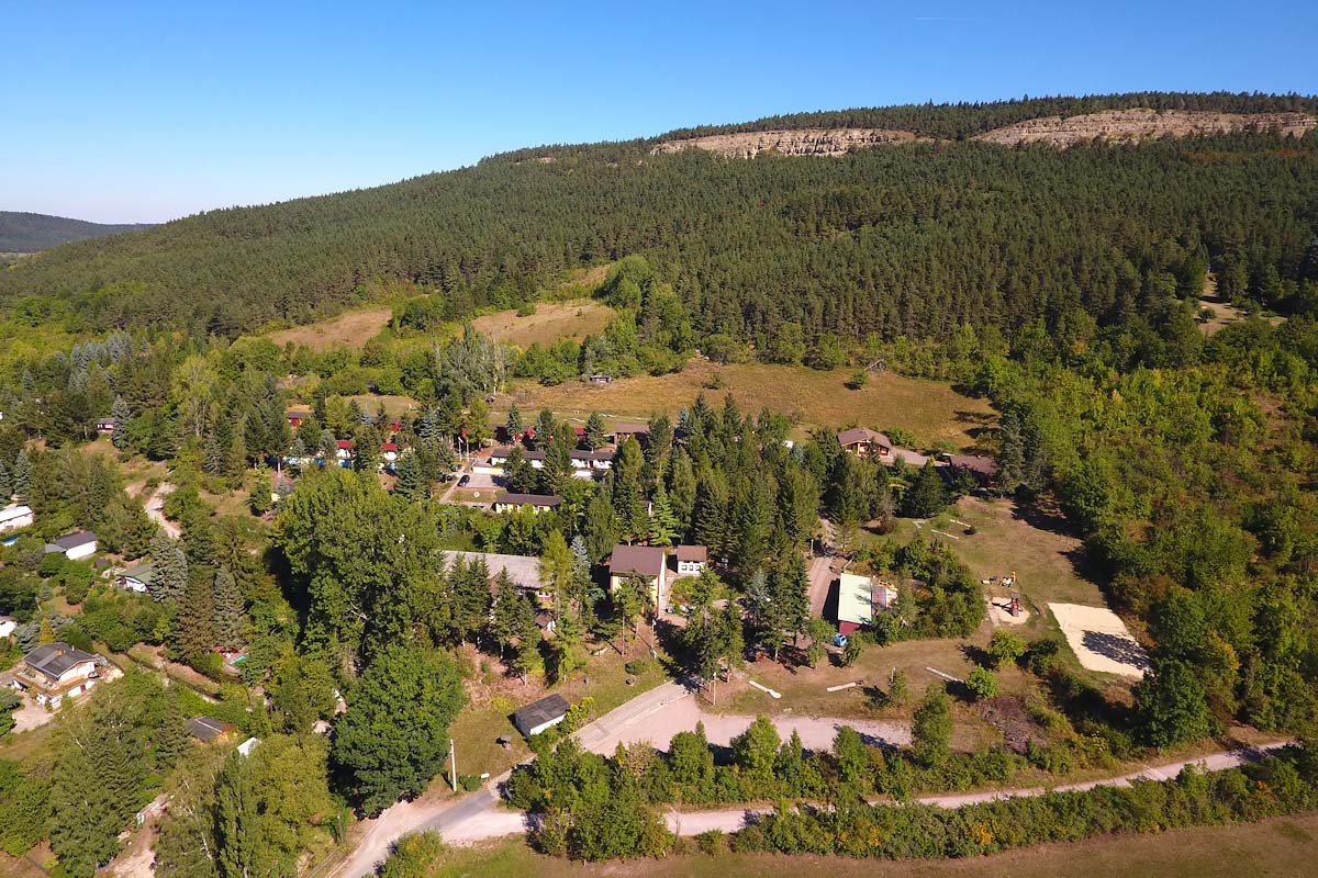 Luftbild vom Reinsberger Dorf