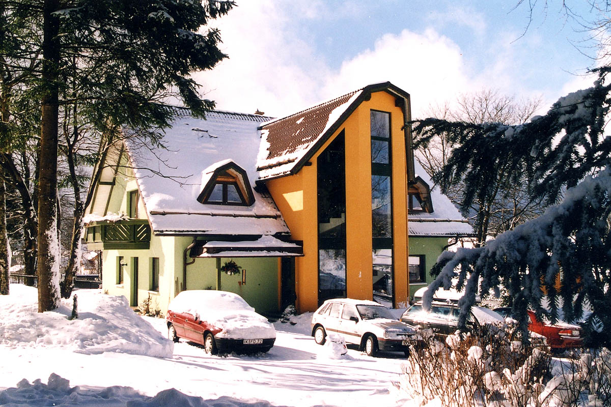 Ferienappartementhaus Rennsteigblick, Winteransicht