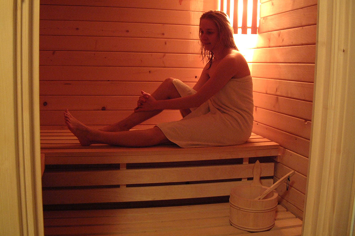 Wellnessbereich mit Sauna