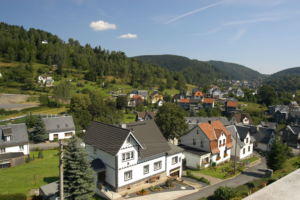 Blick vom Hotel auf Steinach