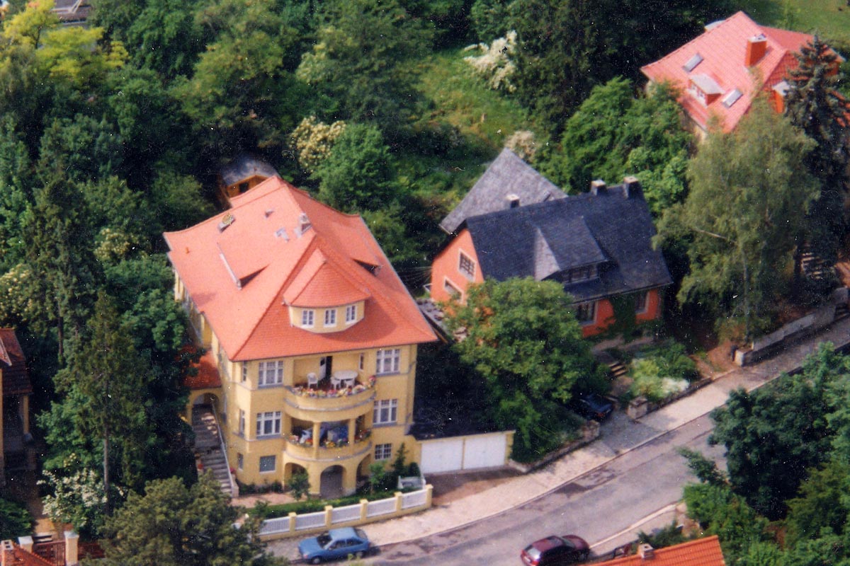 Villa Gisela, Luftansicht