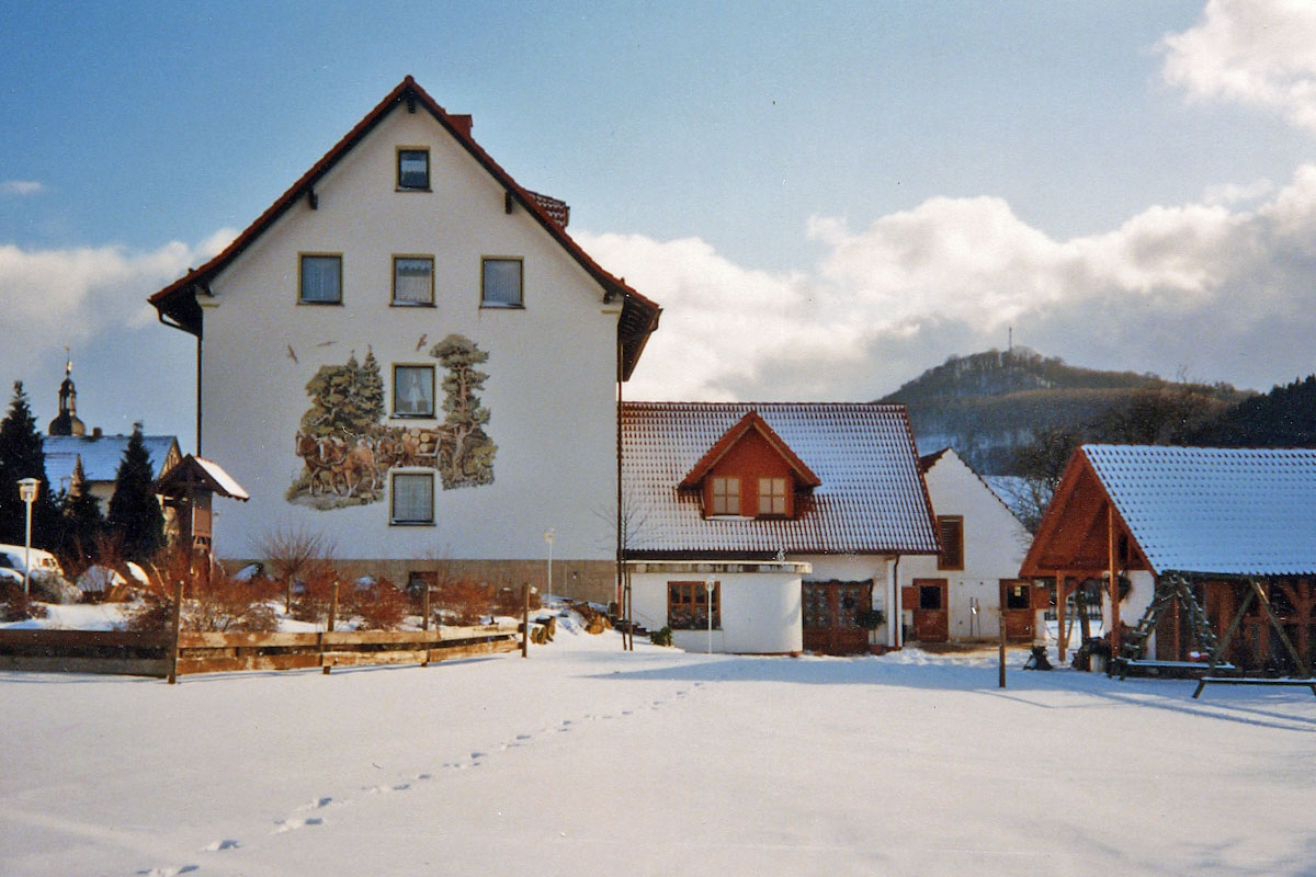 Landhotel Zur Pferdetränke, Winteransicht