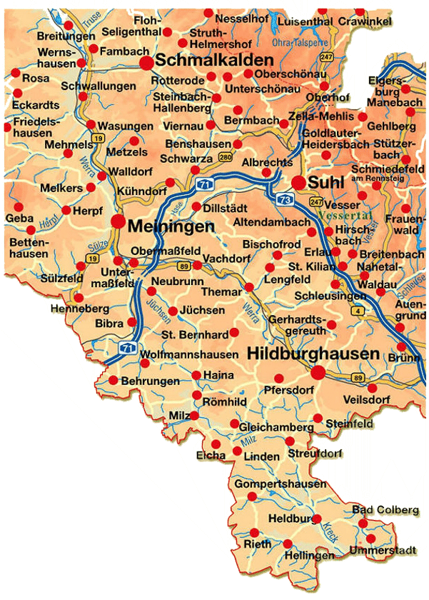 Südlicher Thüringer Wald
