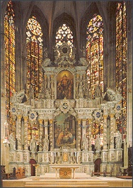 Mariendom Erfurt, Hochaltar, Holz, 1697