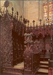 Blick in den Mariendom Erfurt