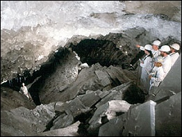 in der Kristallgrotte