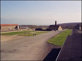 Blick über die Gedenkstätte